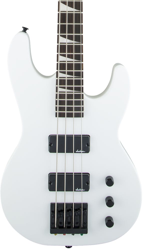 Jackson JS2 Concert Bass in Snow White with Amaranth Fretboard