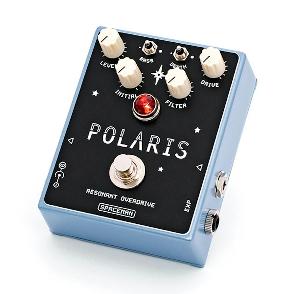 Spaceman Effects Polaris Resonant Overdrive Pedal in Baby Blue