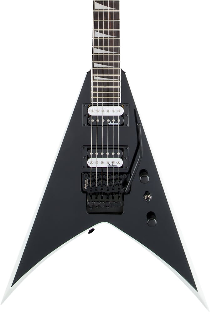 Jackson Guitar JS32 King V in Black with White Bevels and Amaranth Fretboard