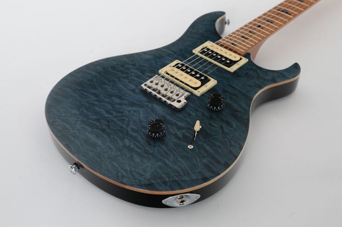 Prs Se Custom 24 Ltd Edition In Whale Blue With Roasted Maple Neck Andertons Music Co