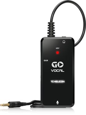 TC Helicon Go Vocal Microphone Preamp for Mobile Devices
