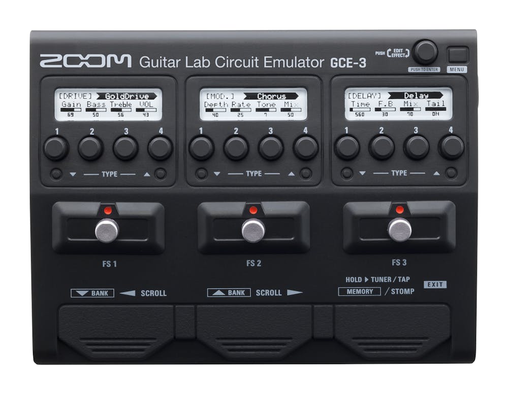 Zoom GCE-3 Guitar Lab Circuit Emulator Multi-FX Pedal