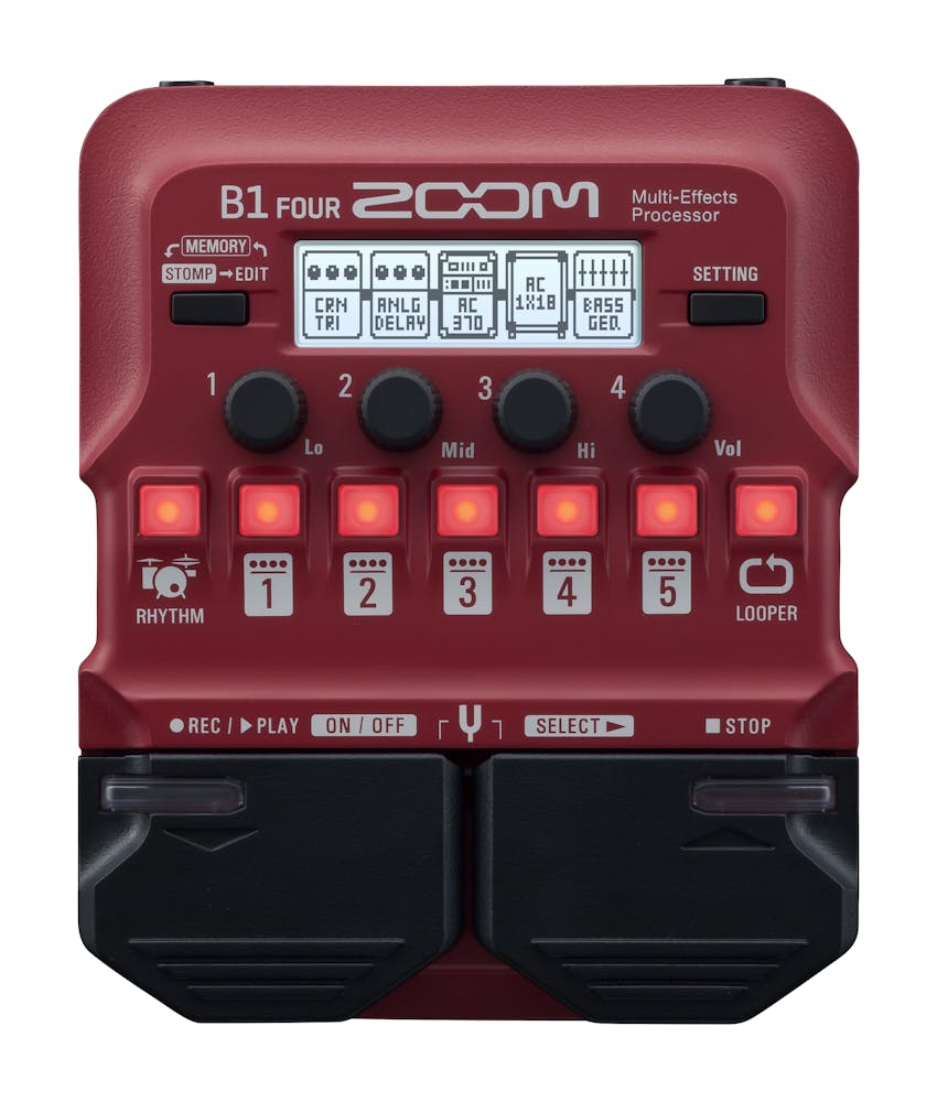 Zoom B1 Four Bass Multi-FX Pedal