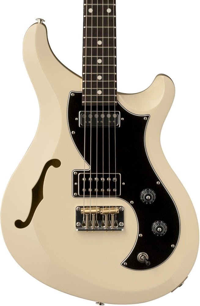 PRS S2 Vela Semi-Hollow in Antique White with Dot Inlays