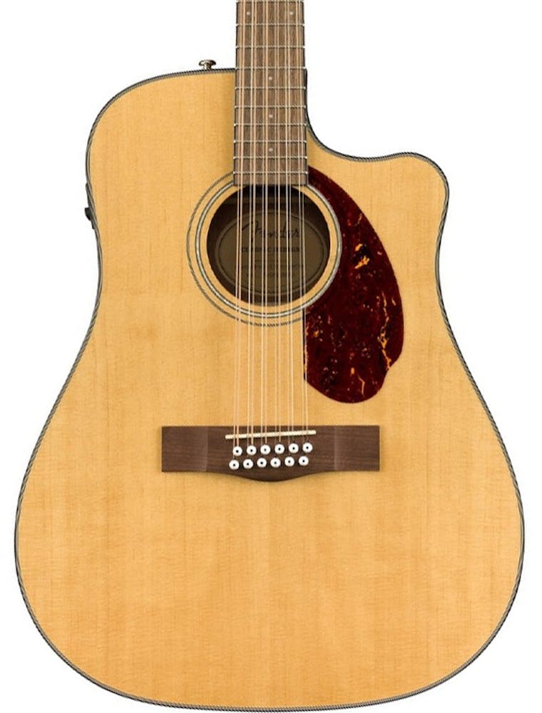 Fender CD-140SCE Dreadnought Electro Acoustic 12-String in Natural