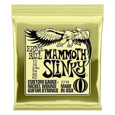 Ernie Ball Mammoth Slinky Electric Guitar Strings 12 - 62