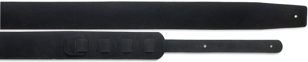 Stagg Black Suede Guitar Strap with Padding