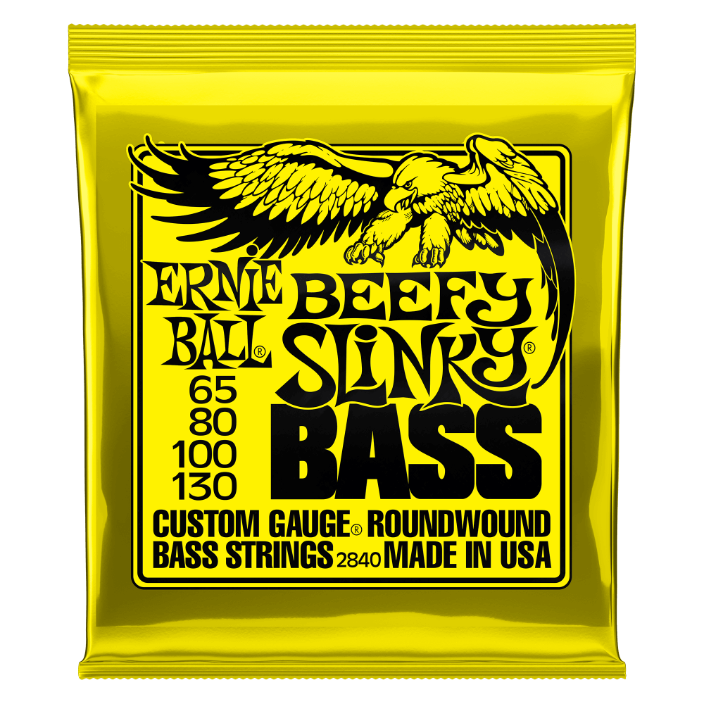Ernie Ball Beefy Slinky Bass Strings Set (65-130)