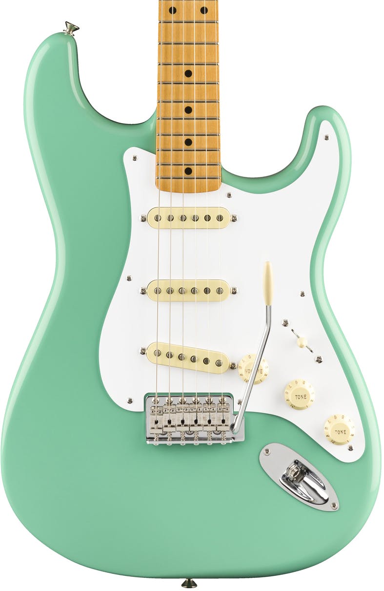 green electric guitar for sale