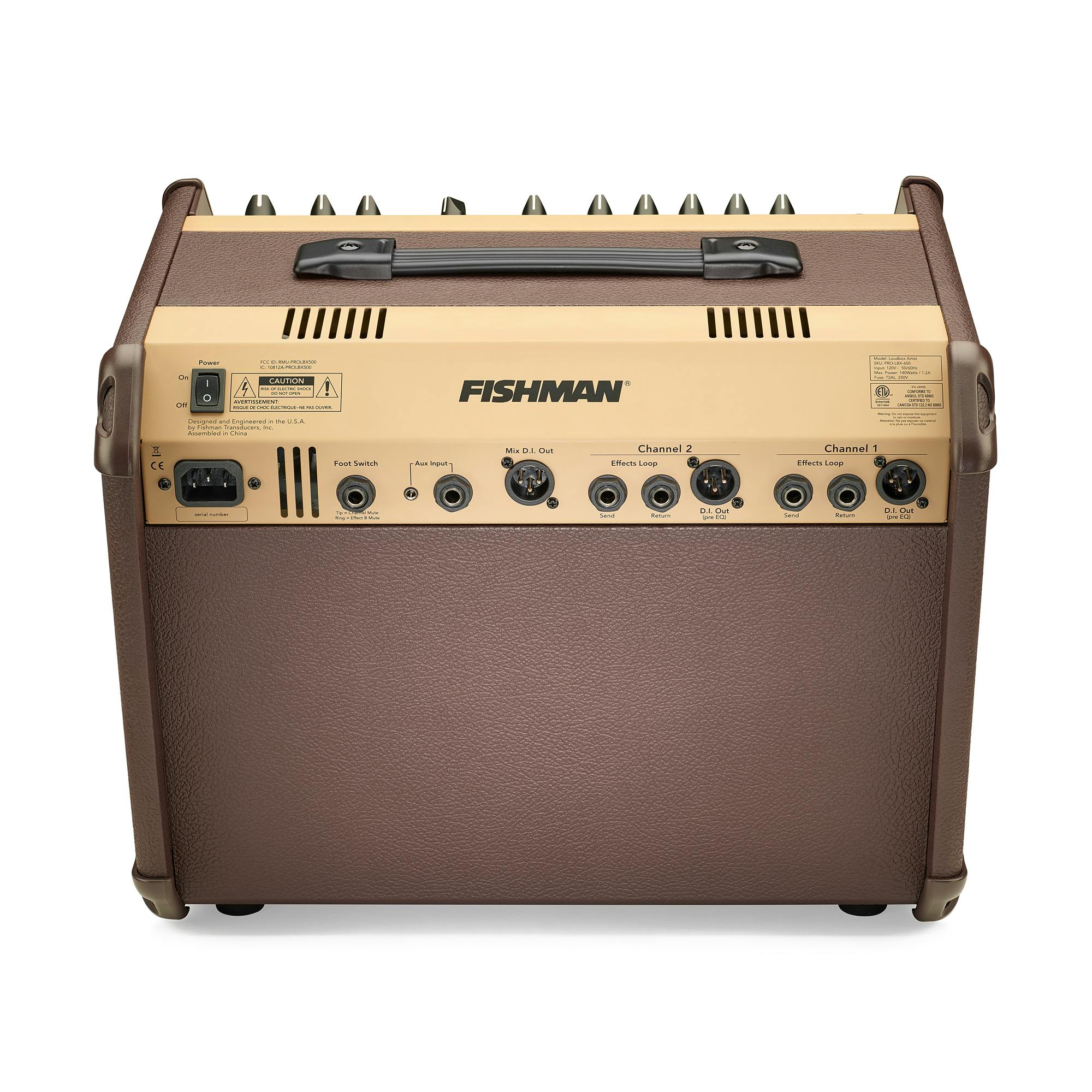 Fishman Loudbox Artist Acoustic Combo Amplifier with Bluetooth 4.0