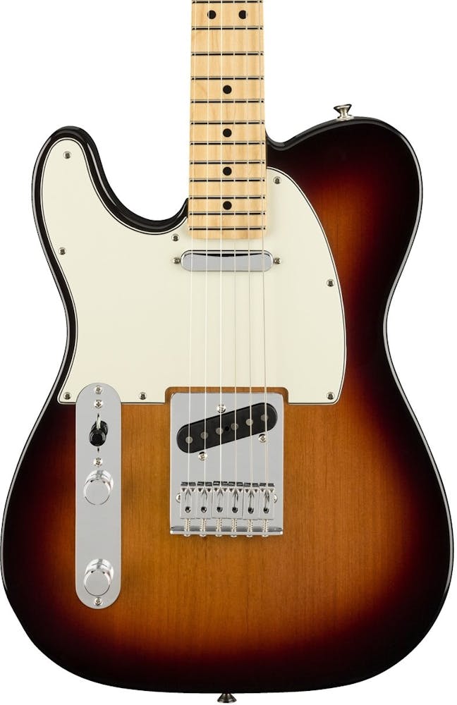 Fender Player Telecaster Left Handed with Maple Fretboard in 3-Color Sunburst
