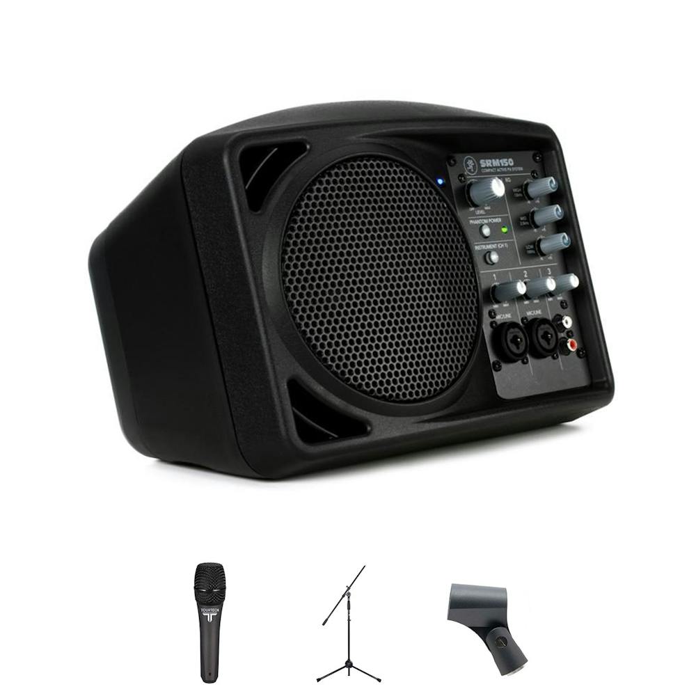 Mackie SRM150 Bundle with Mic, Stand & Clip