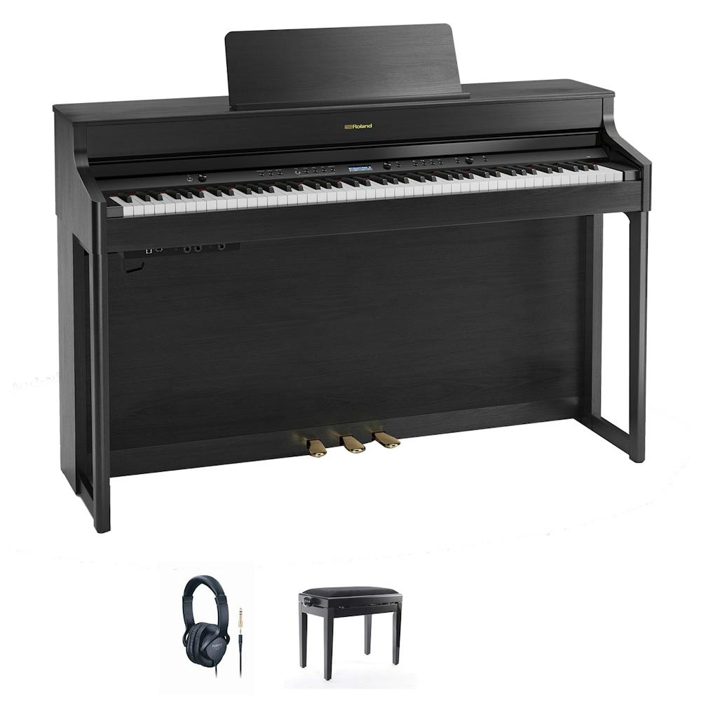 Roland HP702-CH Home Piano Bundle