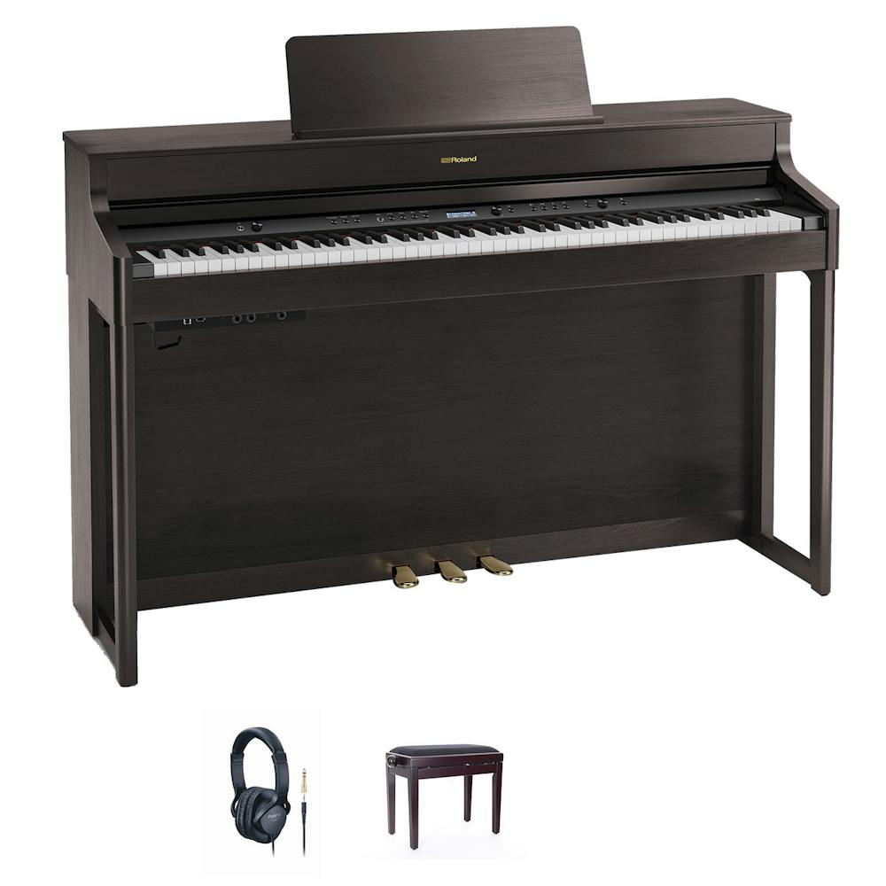 Roland HP702-DR Home Piano Bundle