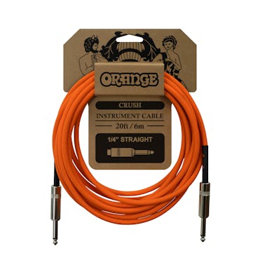 Orange Crush 20ft Straight to Straight Instrument Cable