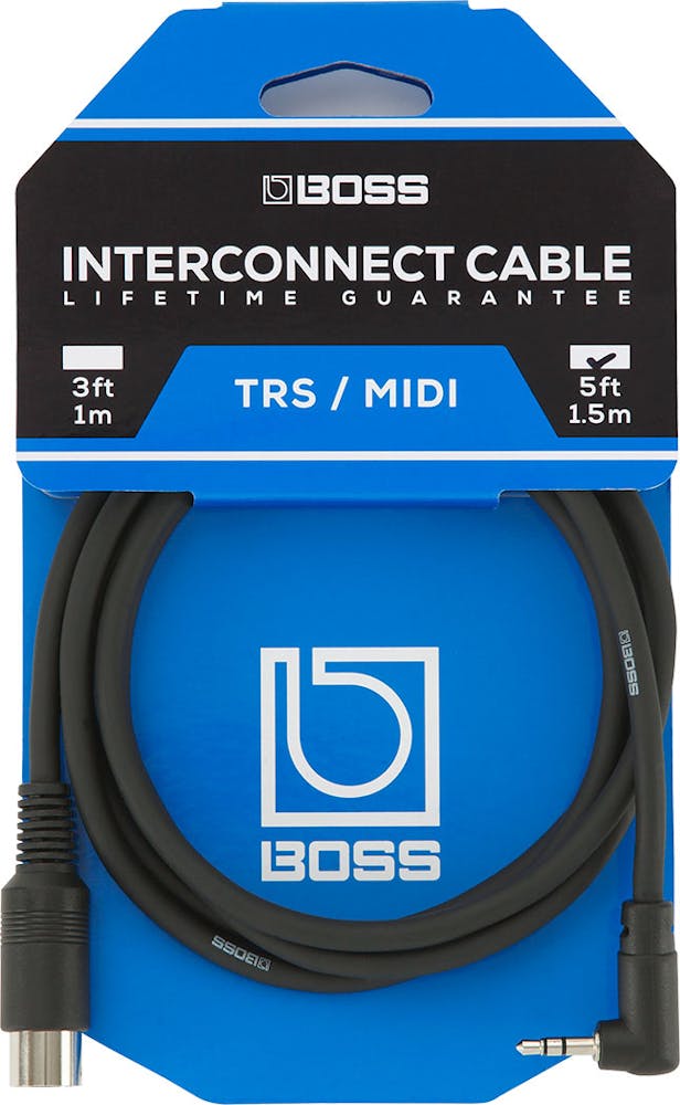 Boss BMIDI Interconnect Cable TRS Midi for Boss 200 Series Pedals