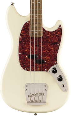 Squier Classic Vibe 60s Mustang Bass in Olympic White