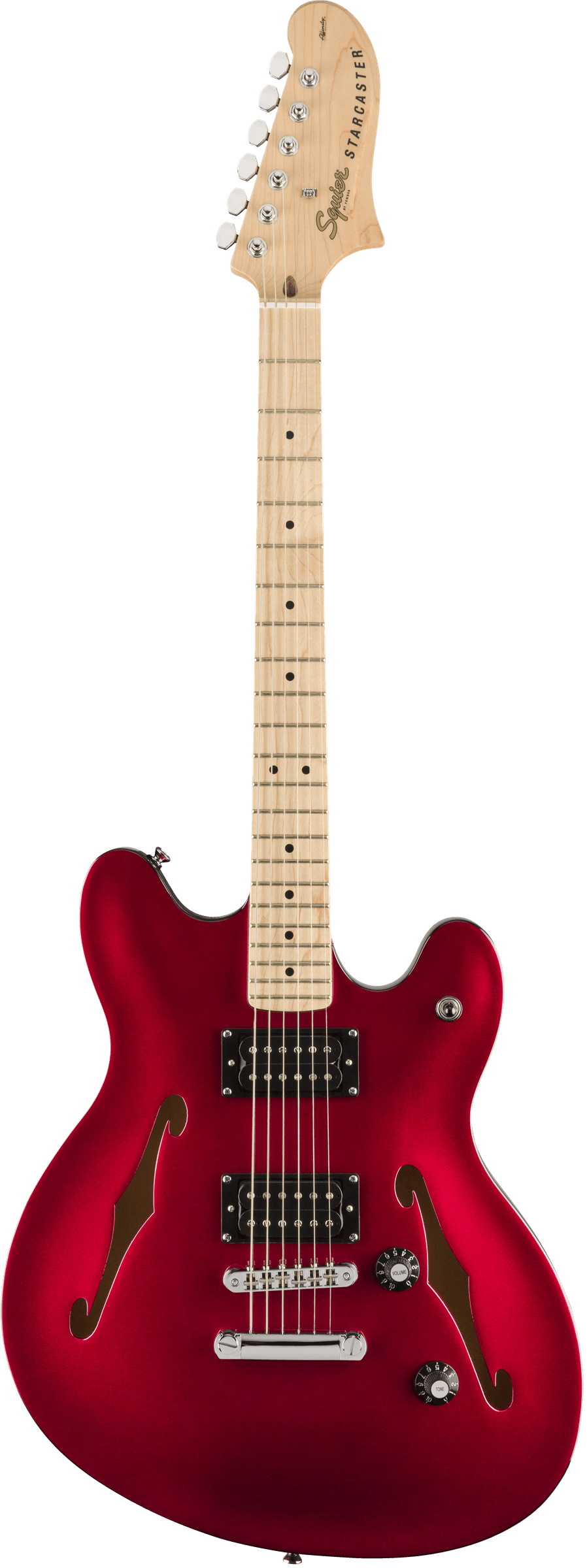 Squier Affinity Starcaster in Candy Apple Red - Andertons Music Co.