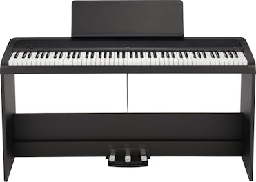 Korg B2 Digital Piano in Black With Stand & Pedalboard