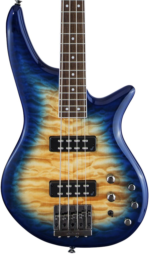 Jackson JS3Q Spectra Bass in Amber Blue Burst