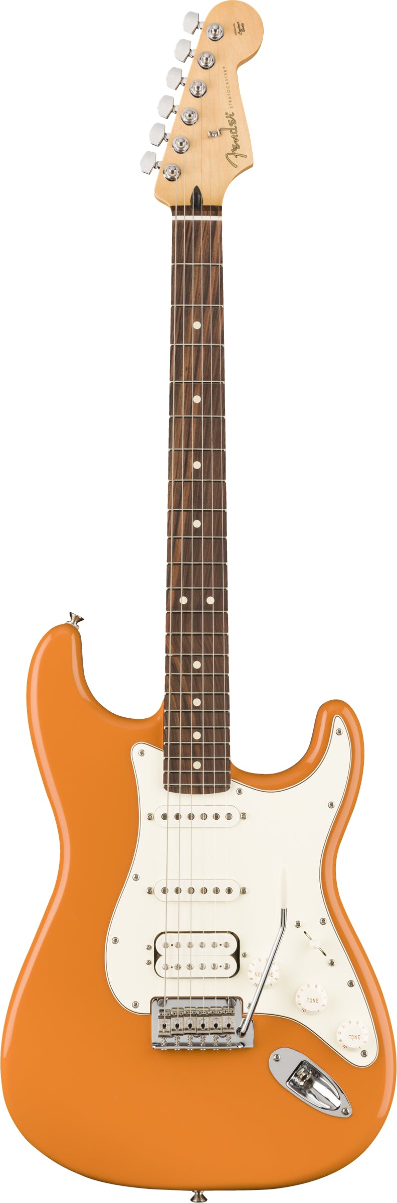 Fender Player Stratocaster HSS w/ Pau Ferro Fretboard in Capri Orange -  Andertons Music Co.