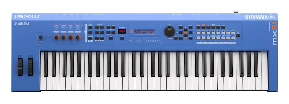 Yamaha MX61 MKII 61 Key Digital Synthesizer in Blue