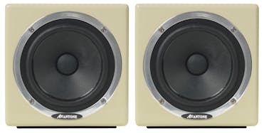 Avantone MixCube Active Full-Range Mini-Reference Studio Monitors in Butter Cream (Pair)