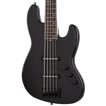 Schecter J-5 Bass in Gloss Black