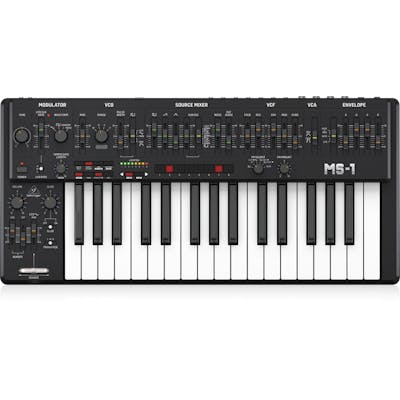 Behringer MS-1 MK1 Analogue Synthesizer in Black