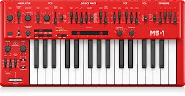 Behringer MS-1 MK1 Analogue Synthesizer in Red