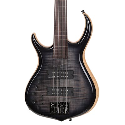 Sire Version 2 Marcus Miller M7 Swamp Ash Left Handed 4 String Fretless Bass in Transparent Black