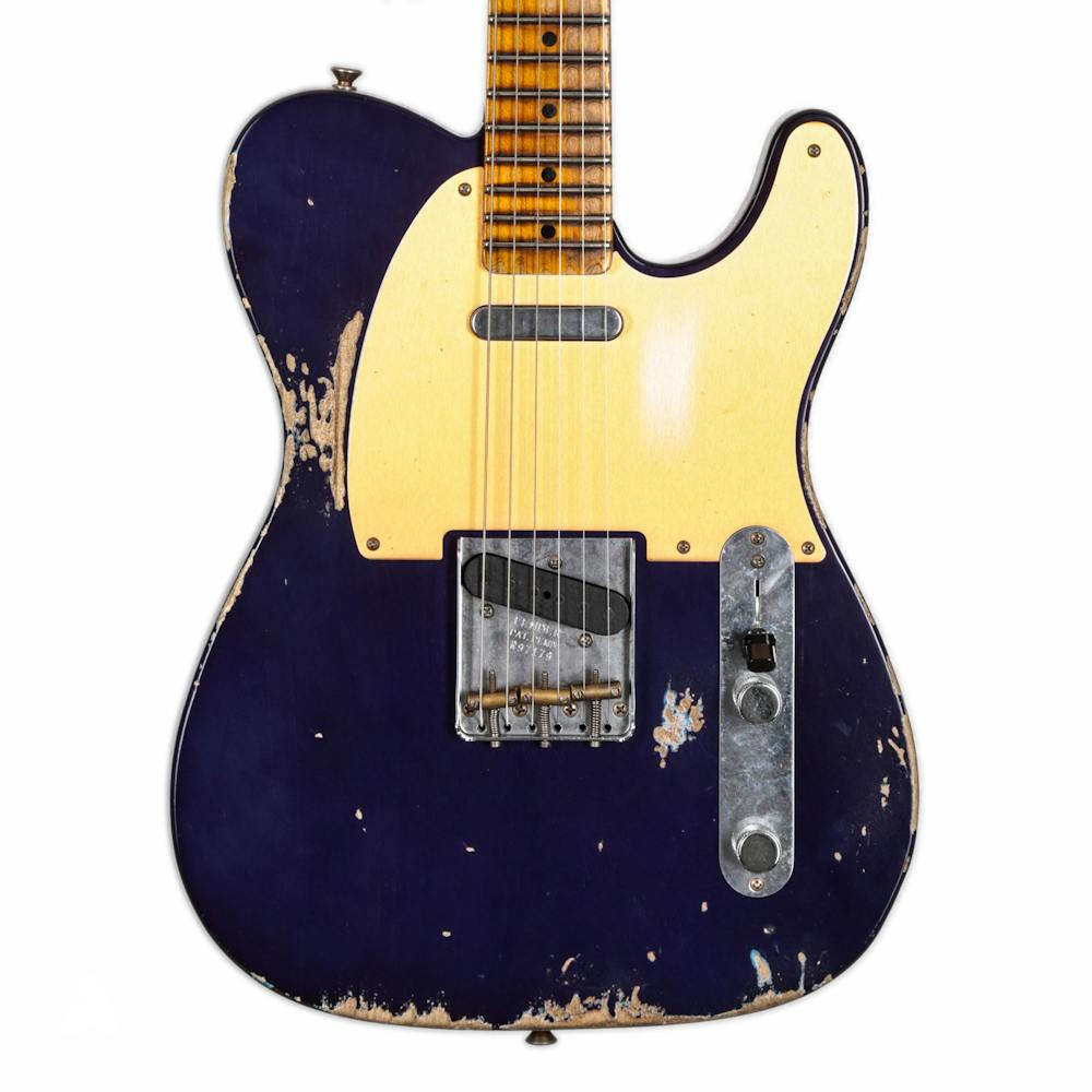Fender Custom Shop Danish Pete Inspired '52 Tele in Purple Metallic Heavy Relic with Large C Neck