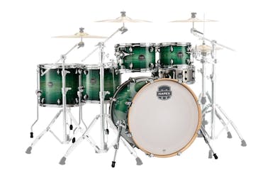 Mapex Armory Rock Fusion 6 Pce with Tomahawk Snare in Emerald Burst with Chrome Fittings