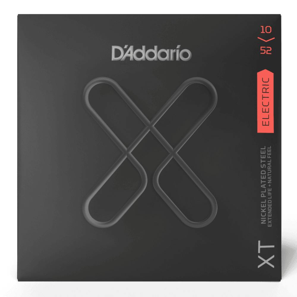 D'Addario XT Nickel Plated Steel Light Top Heavy Bottom 10-52 Electric Guitar Strings