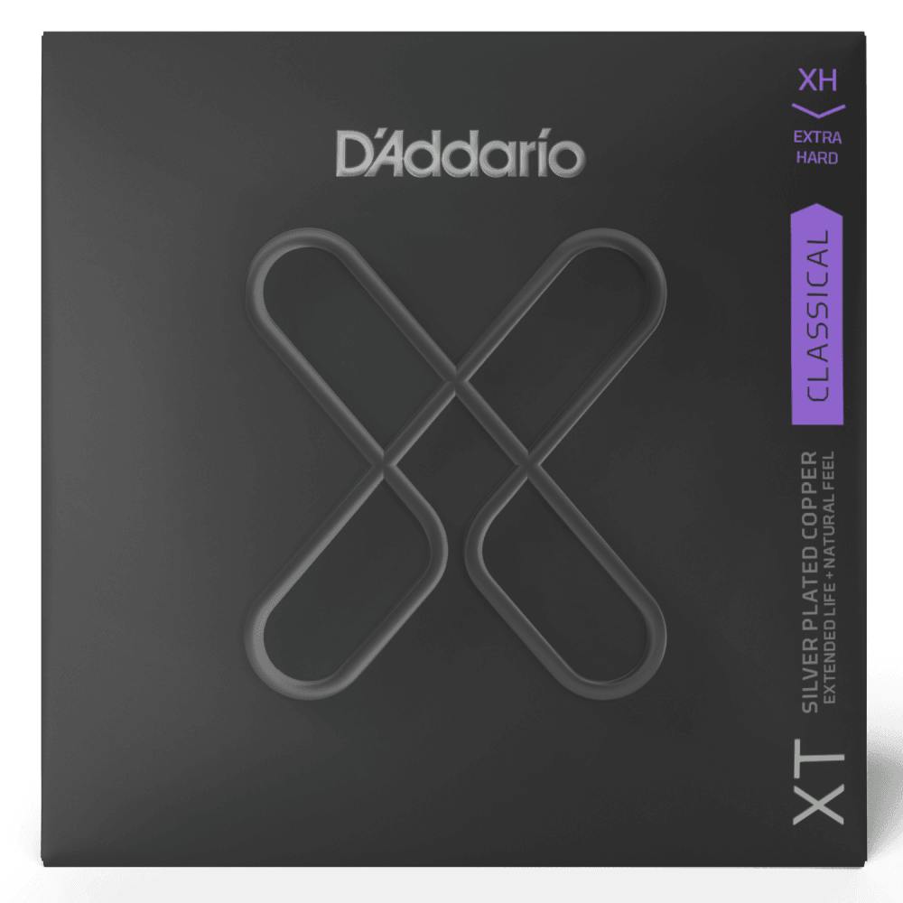 D'Addario XT Silver Plated Copper Extra Hard Tension Classical Strings