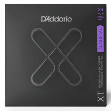 D'Addario XT Silver Plated Copper Extra Hard Tension Classical Strings