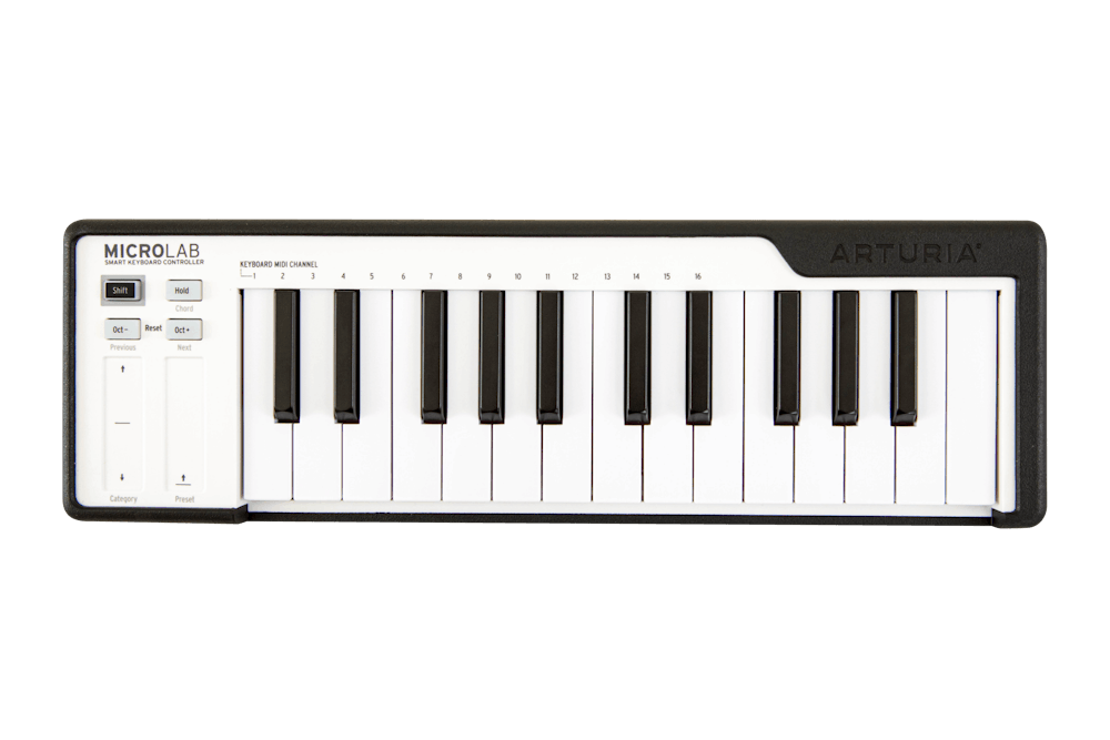 Arturia Microlab 25 Key Controller Keyboard in Black