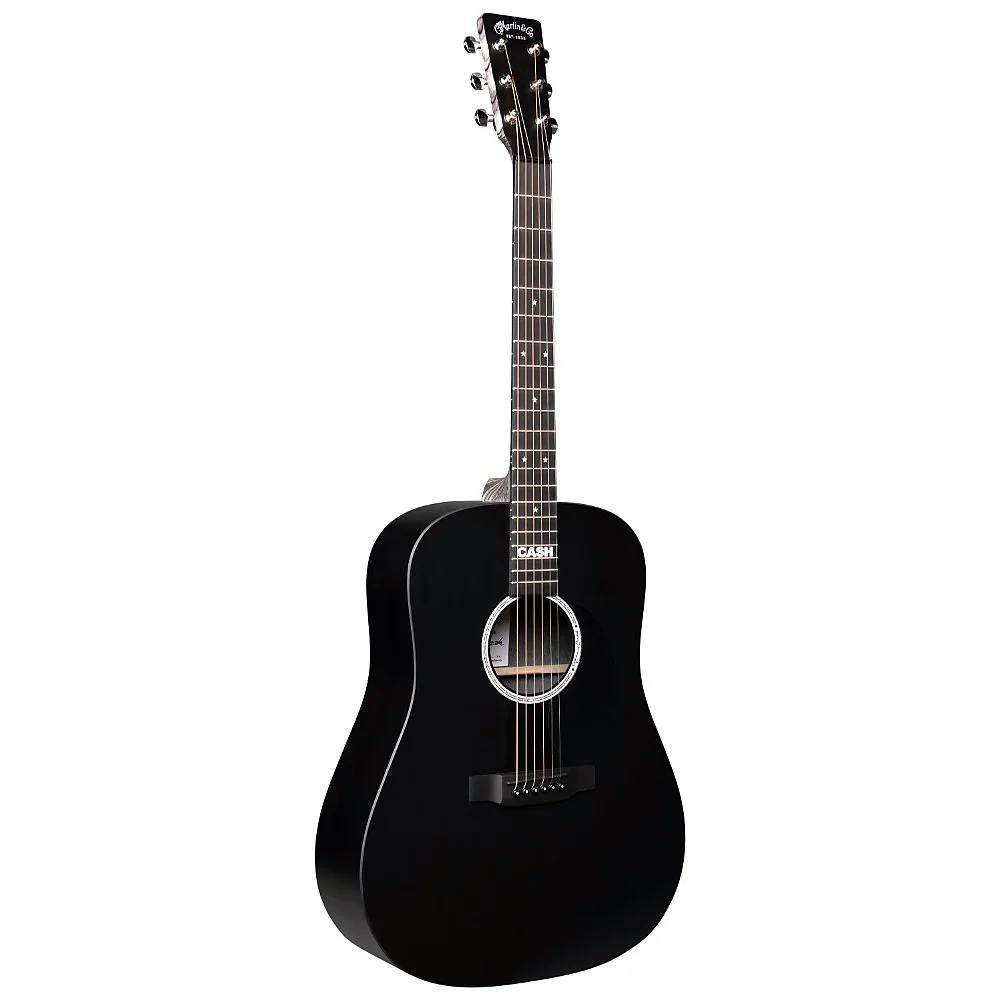 Martin DX Johnny Cash Signature Dreadnought Electro Acoustic in Black -  Andertons Music Co.