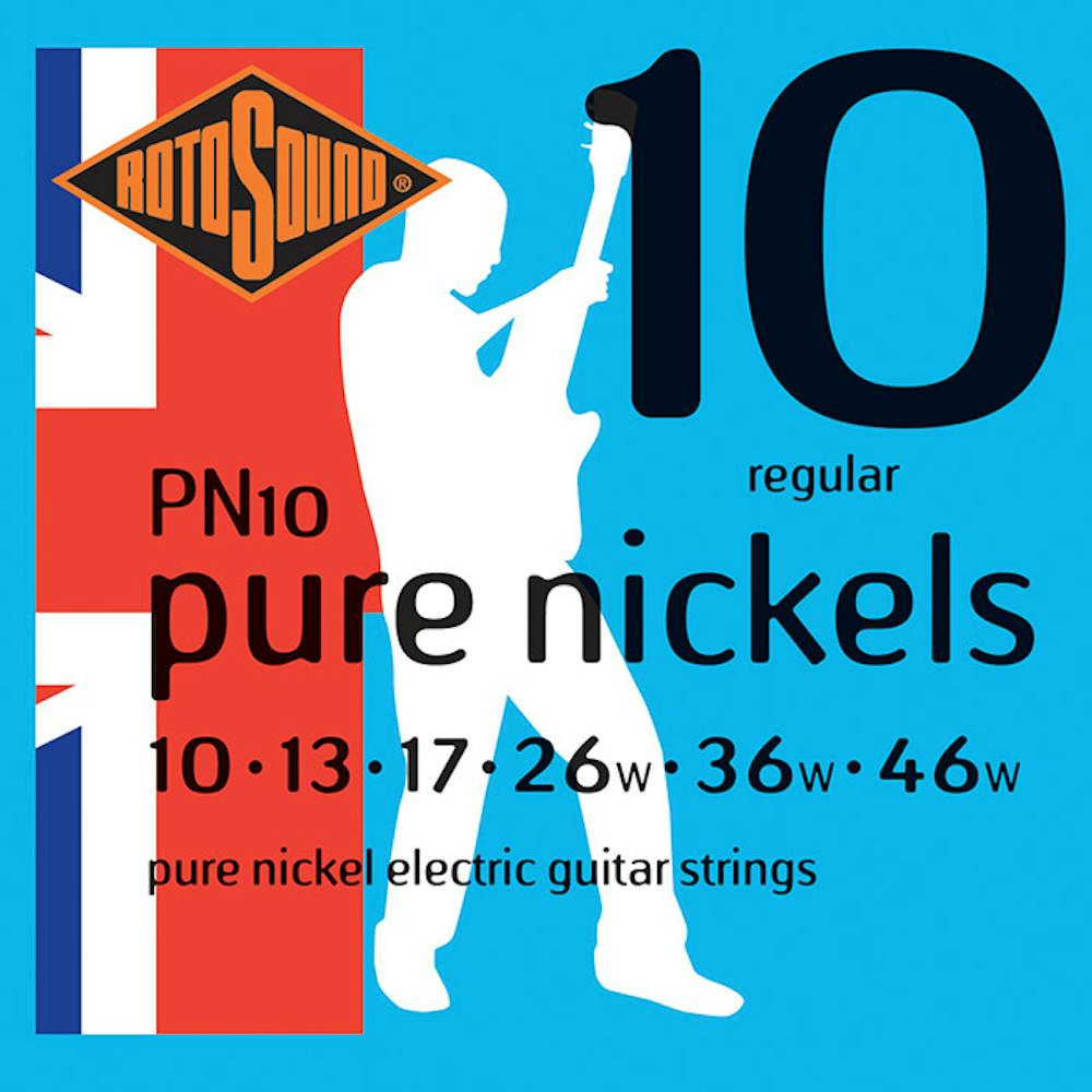Rotosound Pure Nickel Electric Guitar Strings 10-46