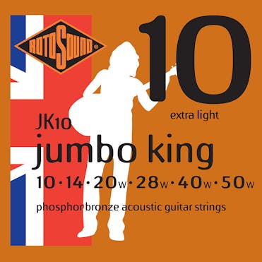 Rotosound JK10 Phosphor Bronze Acoustic Guitar Strings
