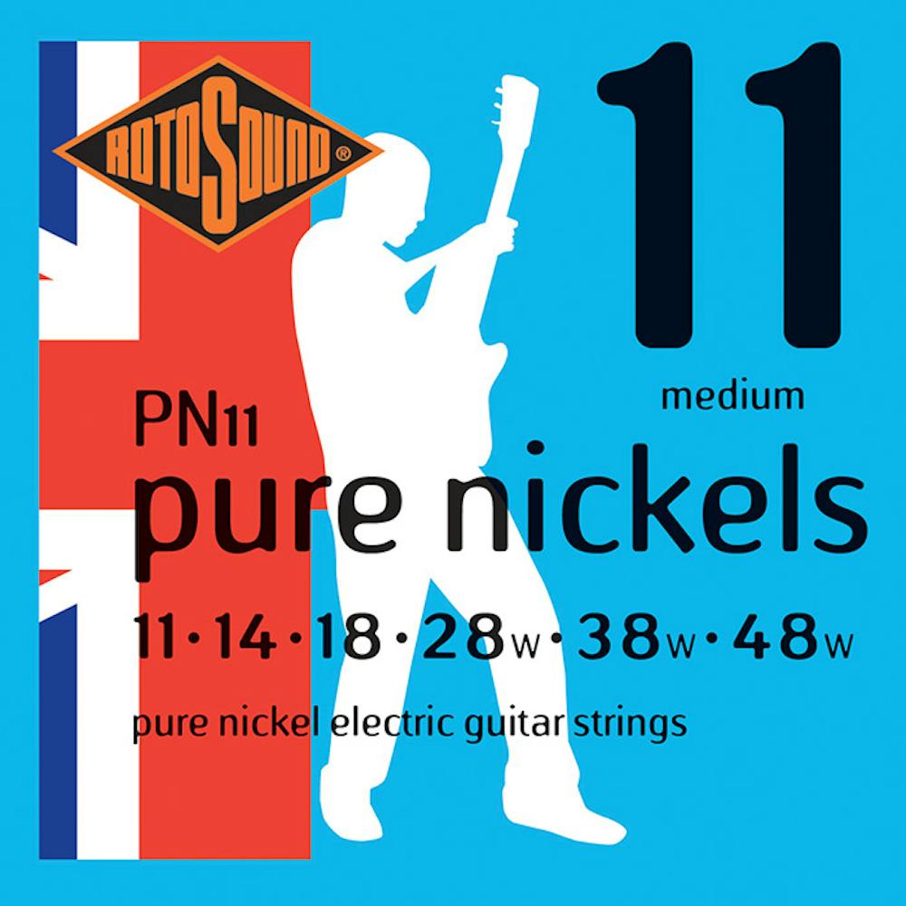 Rotosound Pure Nickel Electric Guitar Strings 11-48