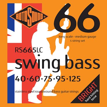 Rotosound Swing Bass 66 5-String Bass Set (40, 60, 75, 95, 125)