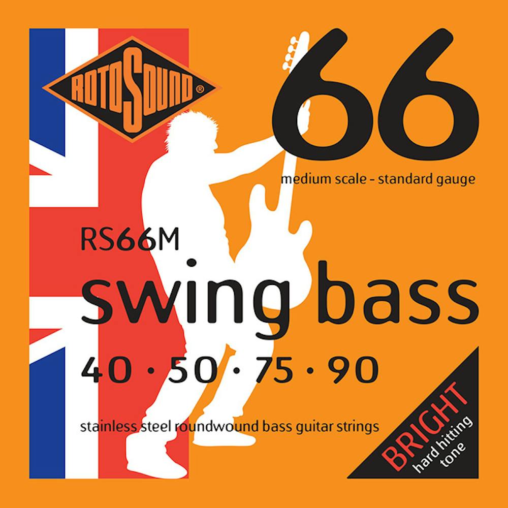 Rotosound Swing Bass 66 4-String Medium Scale Bass Set (40, 50, 75, 90)