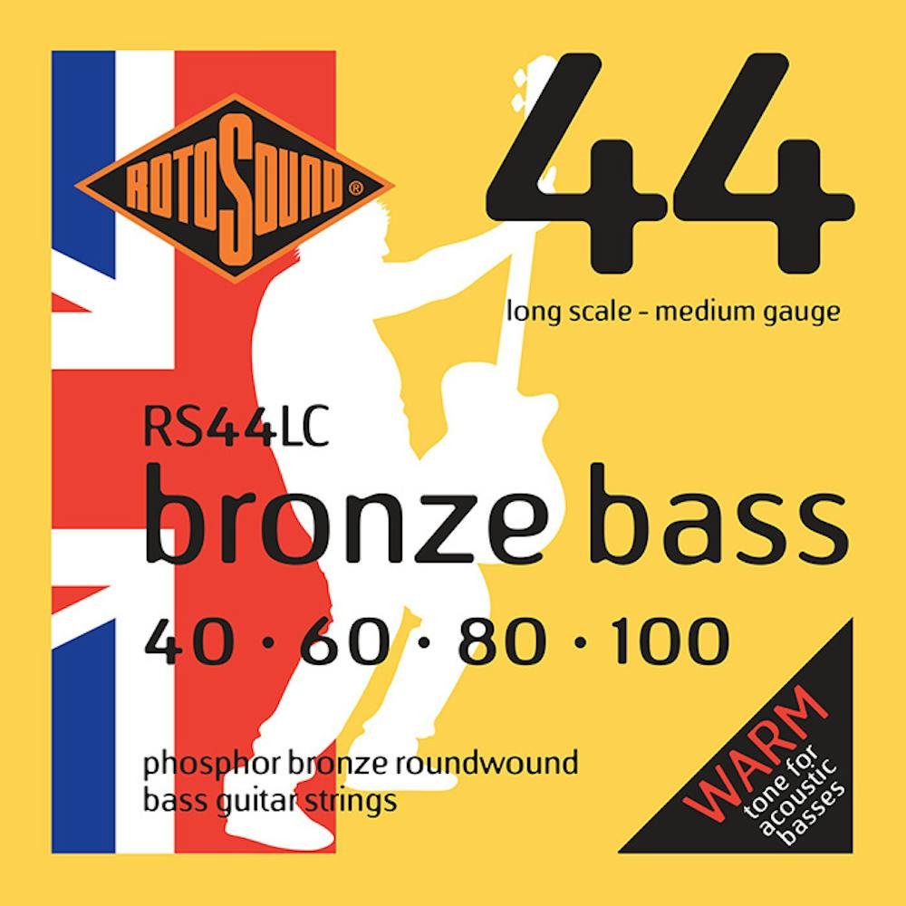 Rotosound RS44LC Phosphor Bronze Bass Guitar Strings - 40, 60, 80, 100