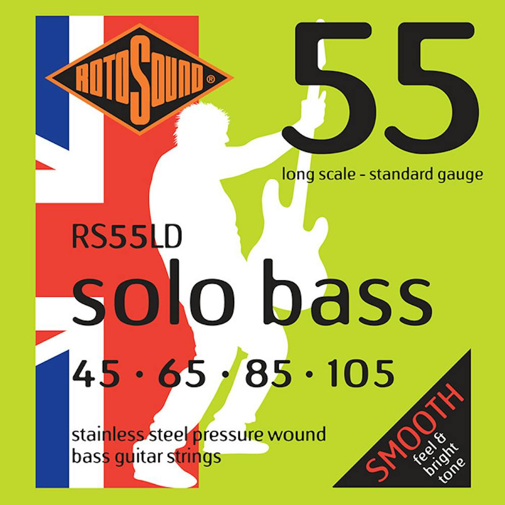 Rotosound RS55LD Linea Pressure Wound Bass Guitar Strings - 45, 65, 85, 105