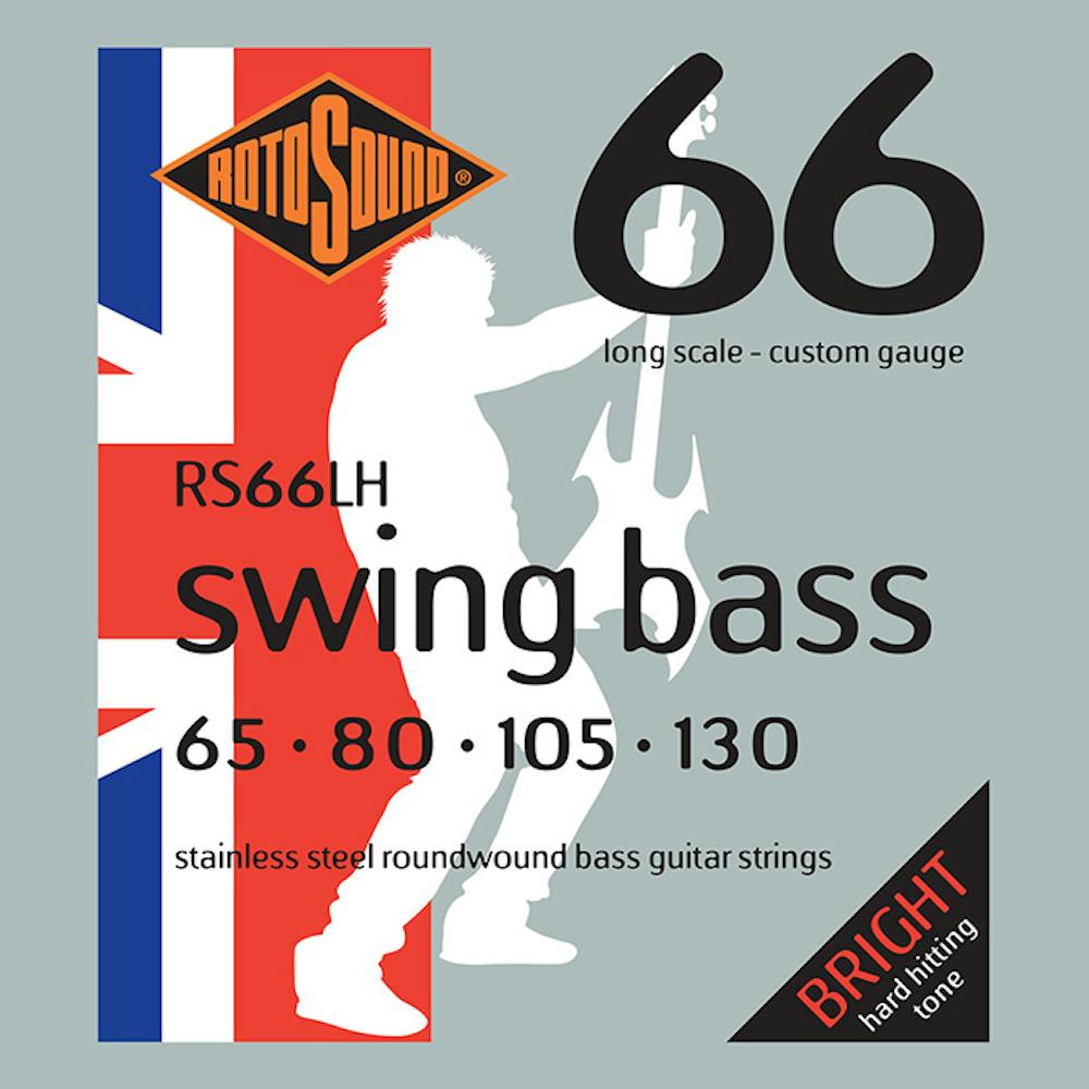 Rotosound RS66LH Stainless Steel Bass Guitar Strings - 65, 80, 105, 130