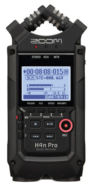 Zoom H4N PRO Stereo Handy Recorder in Black - Andertons