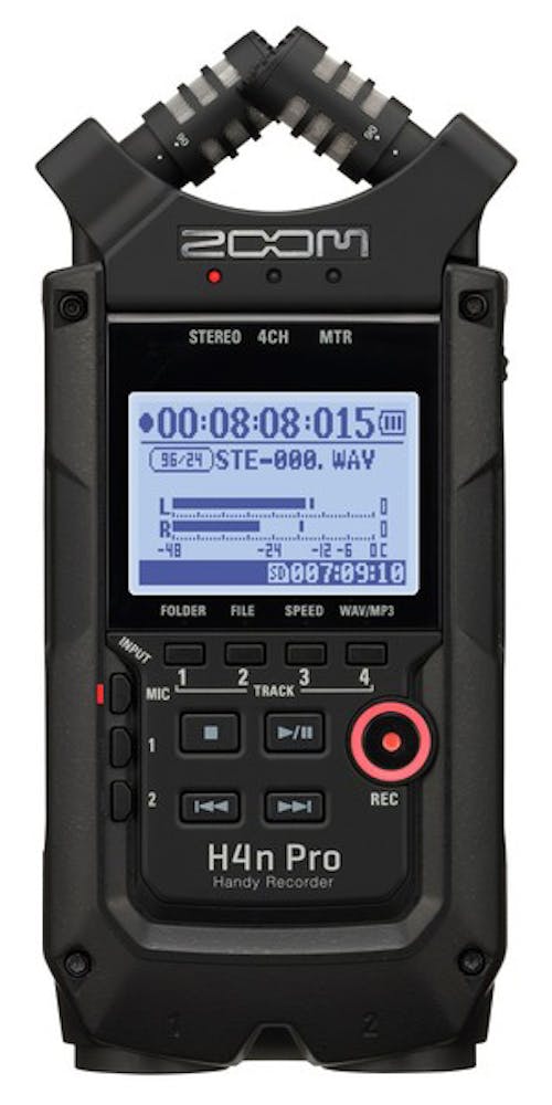 Zoom H4N PRO Stereo Handy Recorder in Black