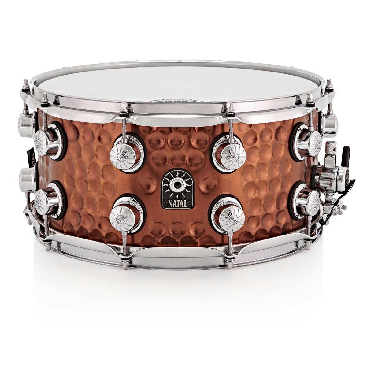 NATAL SD-HHC-OB47 Hand Hammered Old Bronze 14” x 7” スネアドラム 