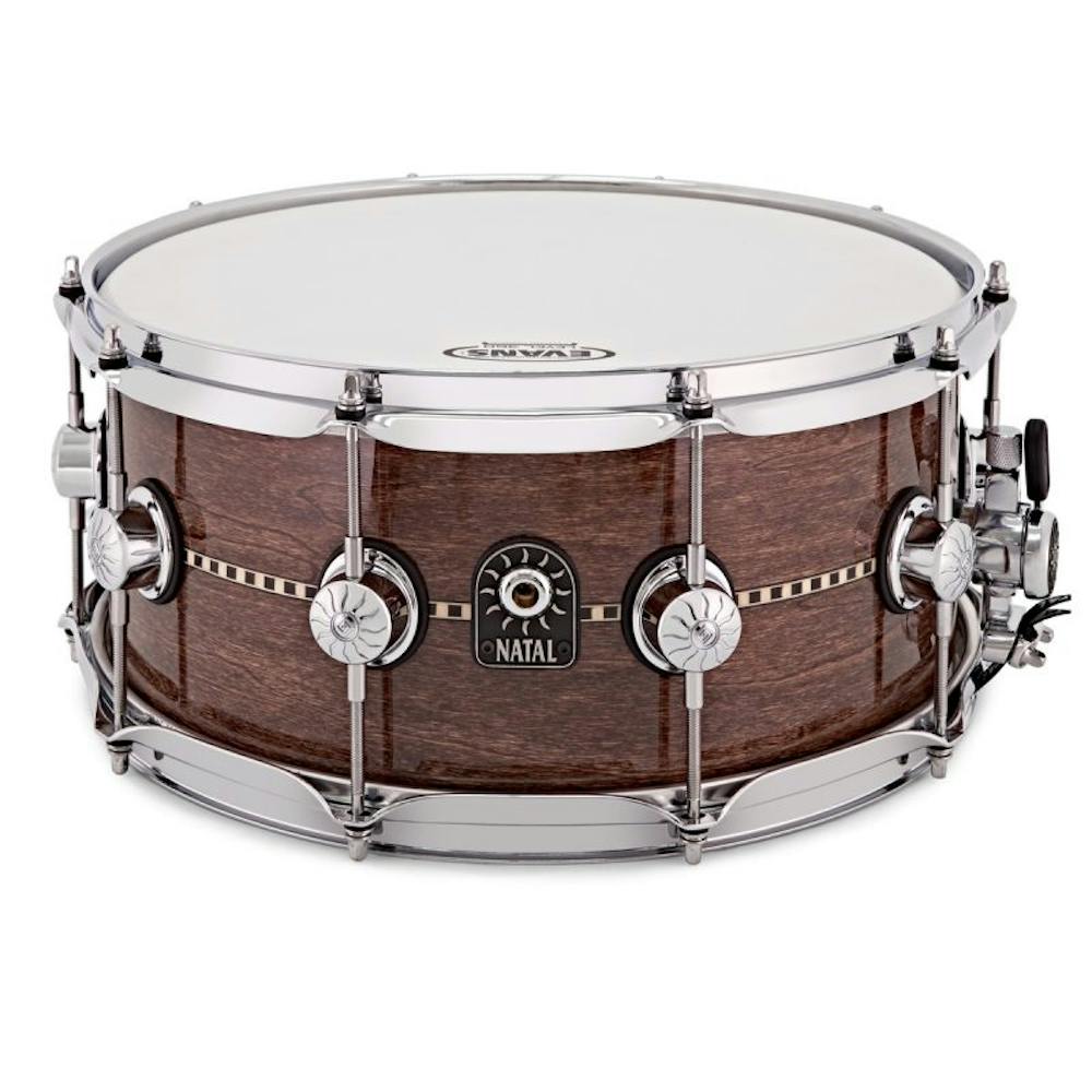 Natal Cafe Racer 14x6.5 Snare with Inlay Gloss Finish
